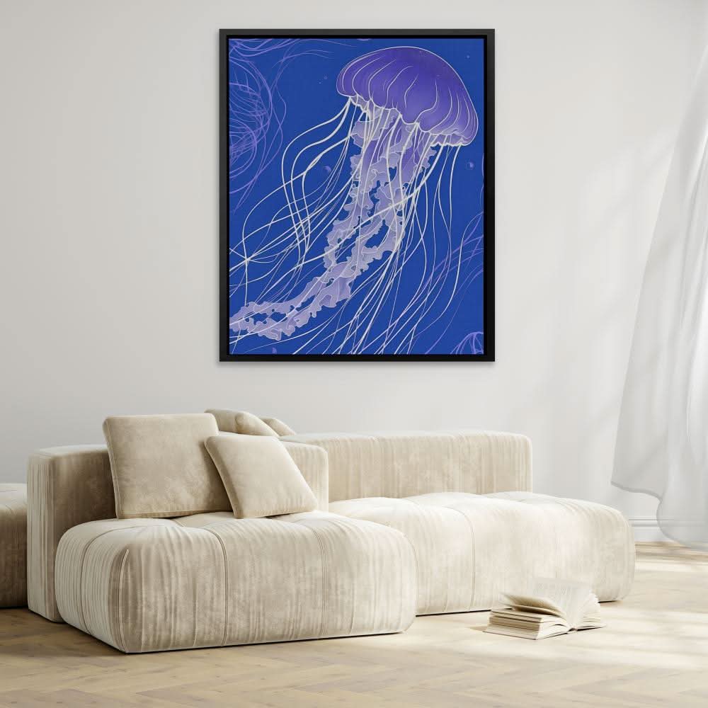 Jellyfish Tentacles - Canvas Wall Art