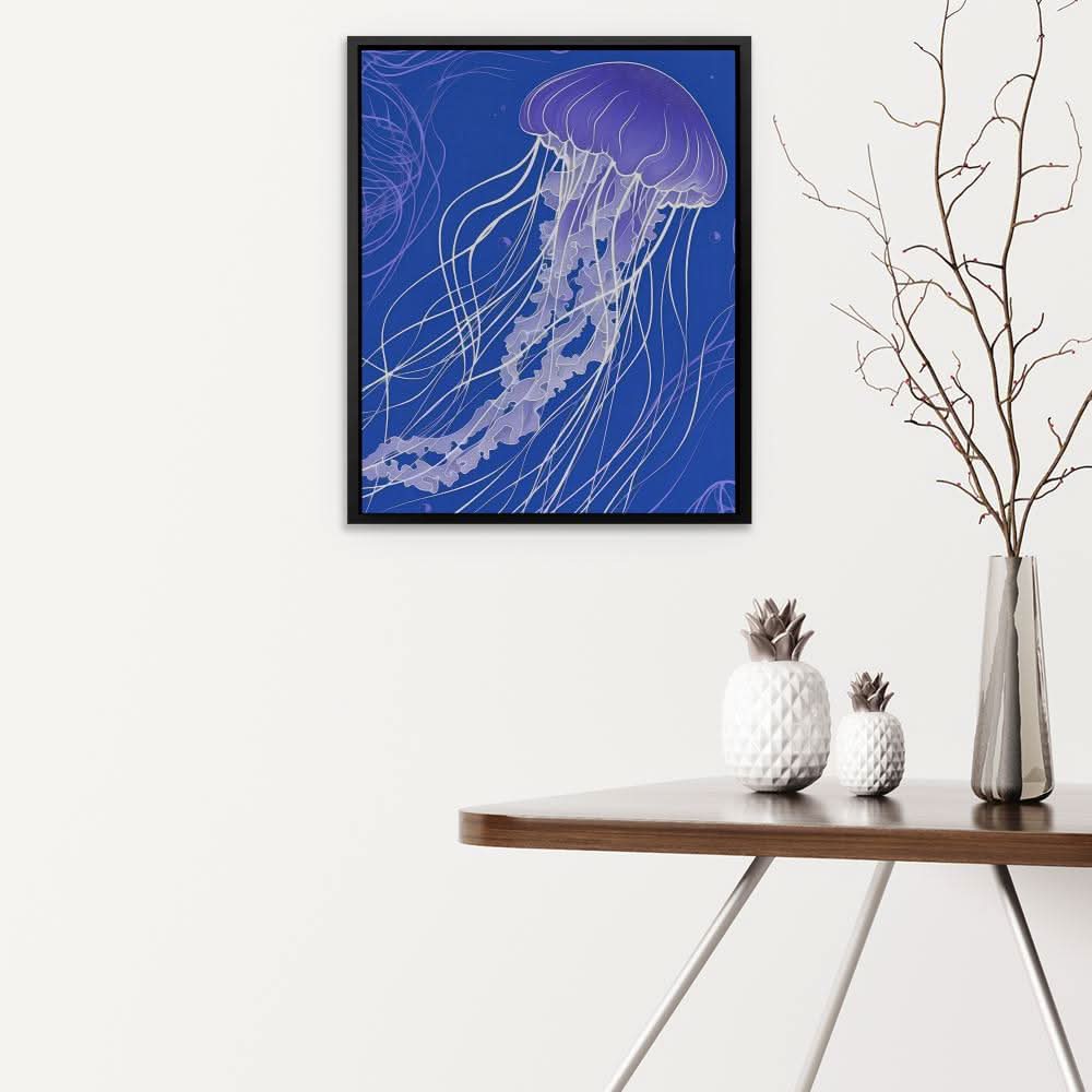 Jellyfish Tentacles - Wall Art for Bathroom