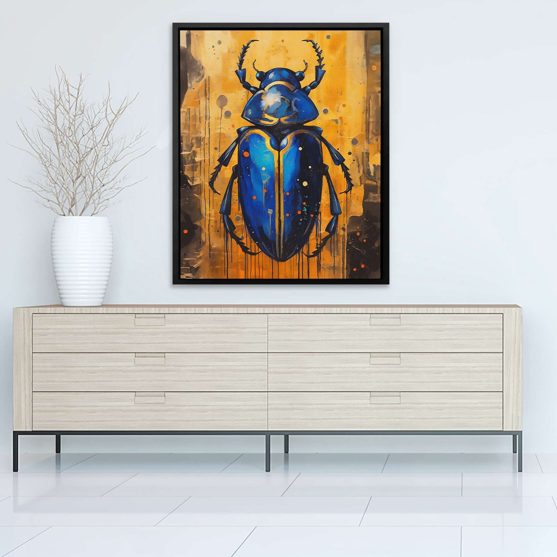 Jeweled Illusion - Beetle Art