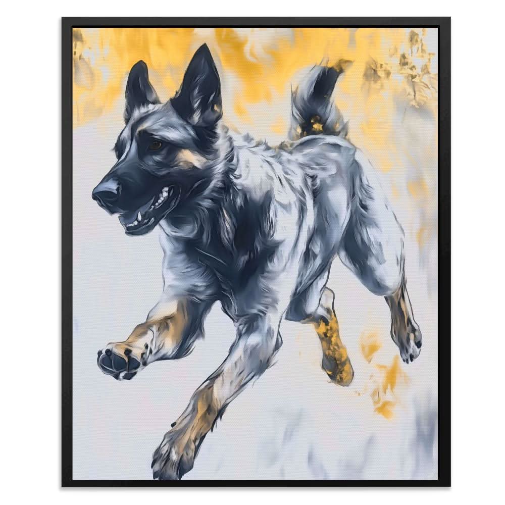 Joyful Bound - Animals Art for Living Room