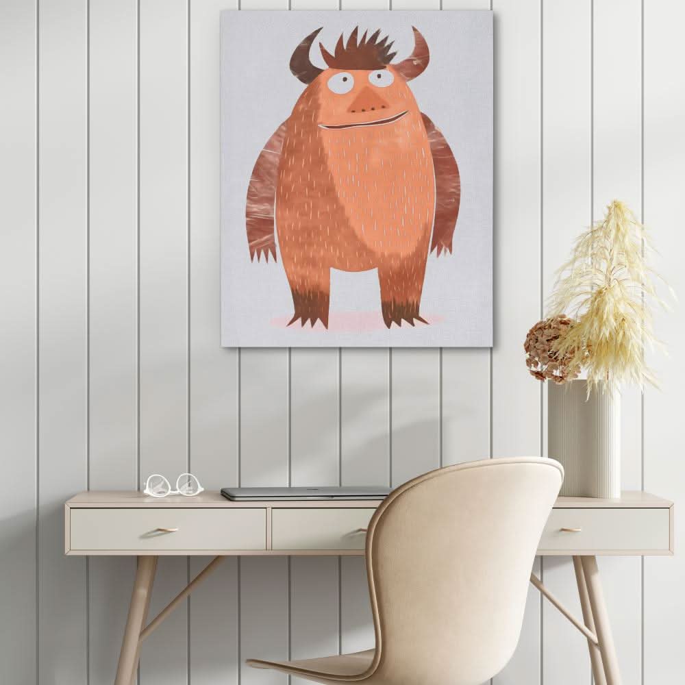 Joyful Horror - Fantasy Beige Canvas Wall Art