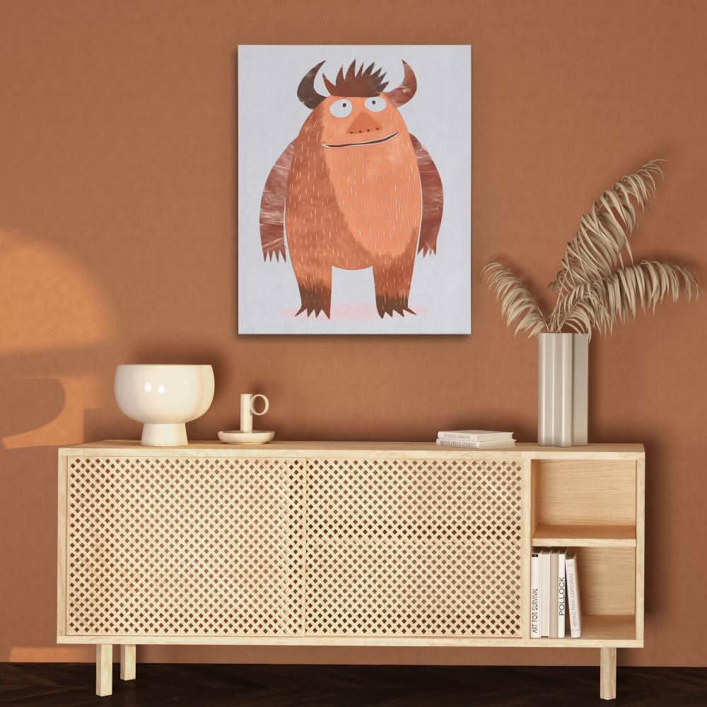 Joyful Horror - Fantasy Wall Art in Black Frame