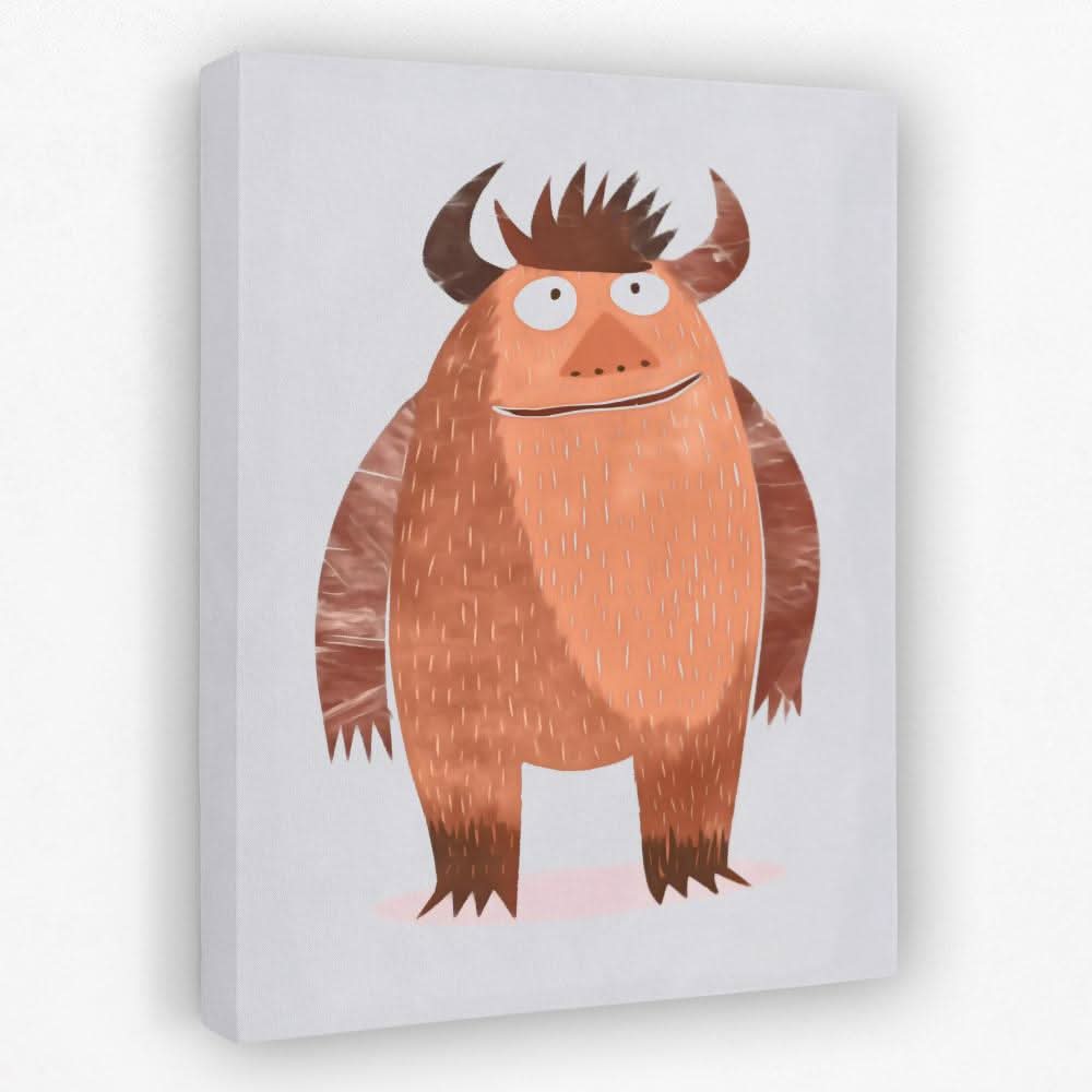 Joyful Horror - Doodle Canvas Wall Art