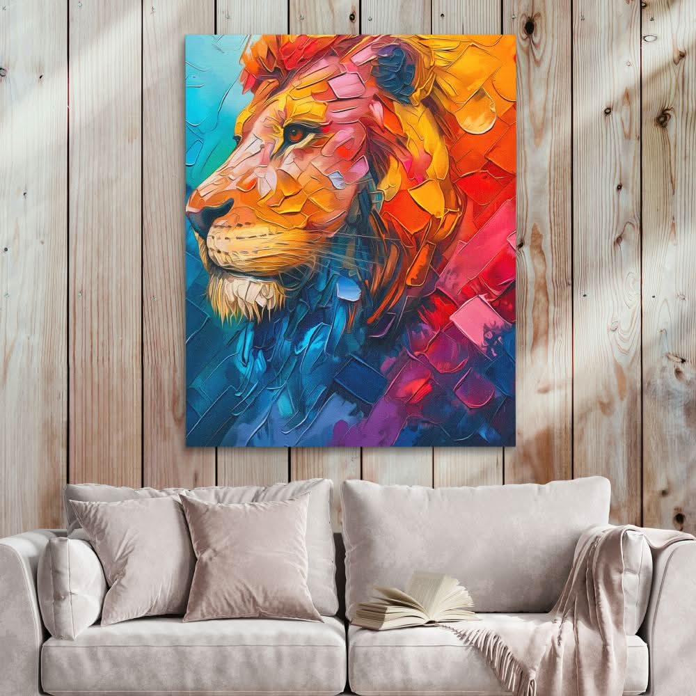 Joyful Journeys - Abstract Wall Art in Black Frame