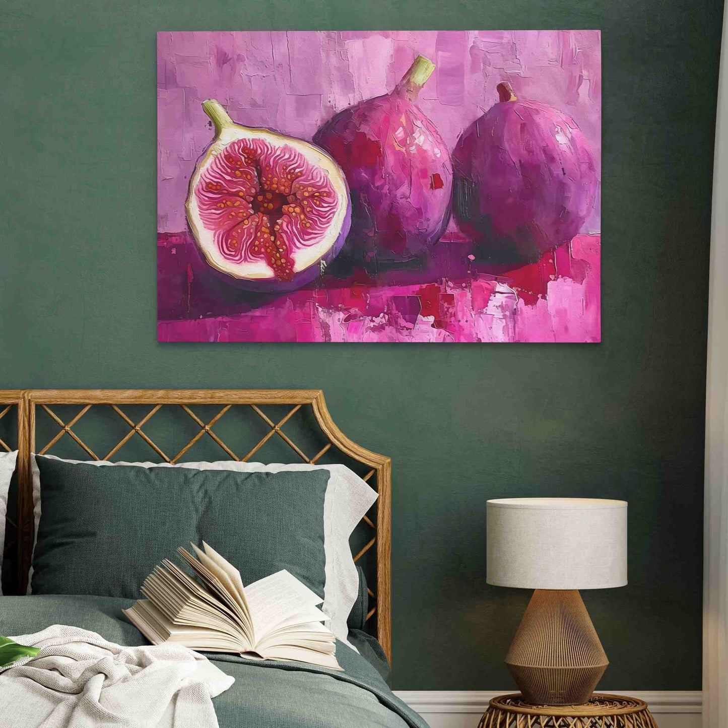 Juicy Figs - Large Canvas Print