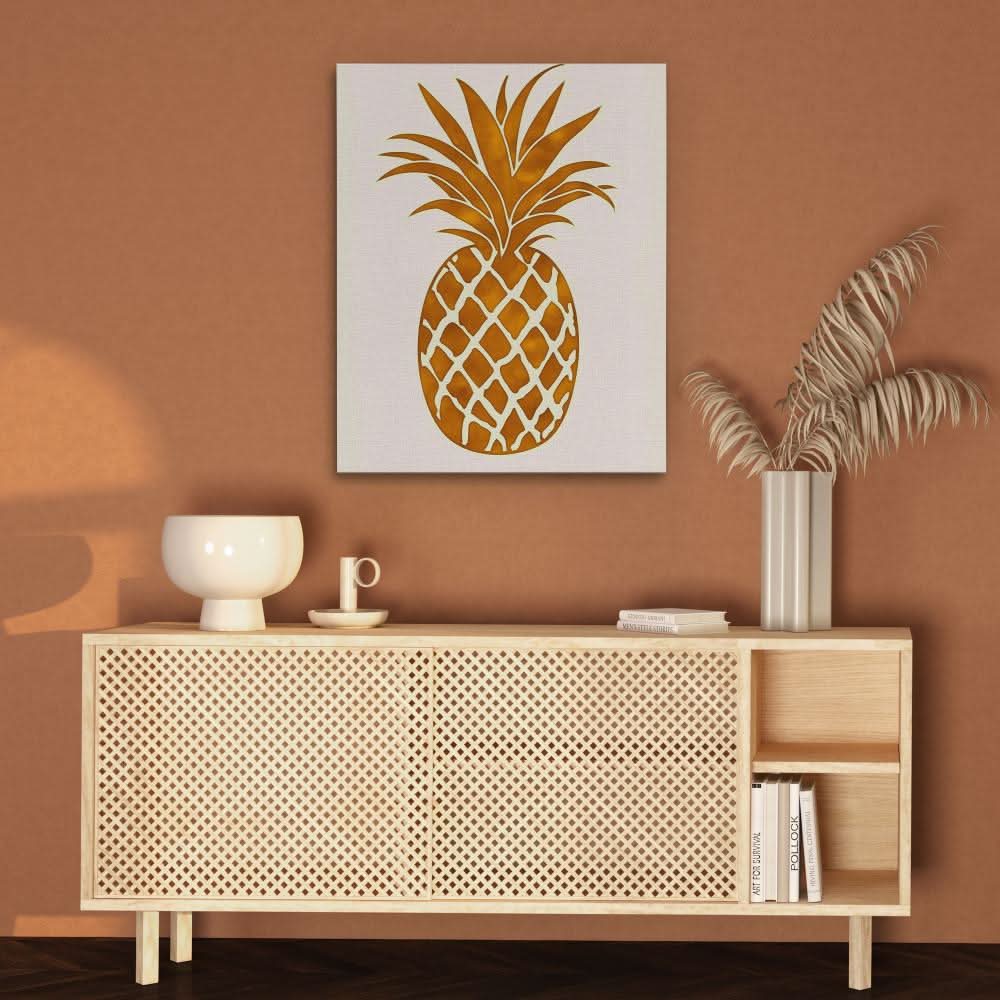 Juicy Pineapple - Large Simple Canvas Print