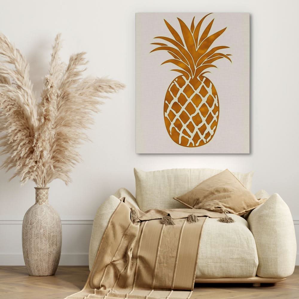 Juicy Pineapple - Food Art for Dining Room