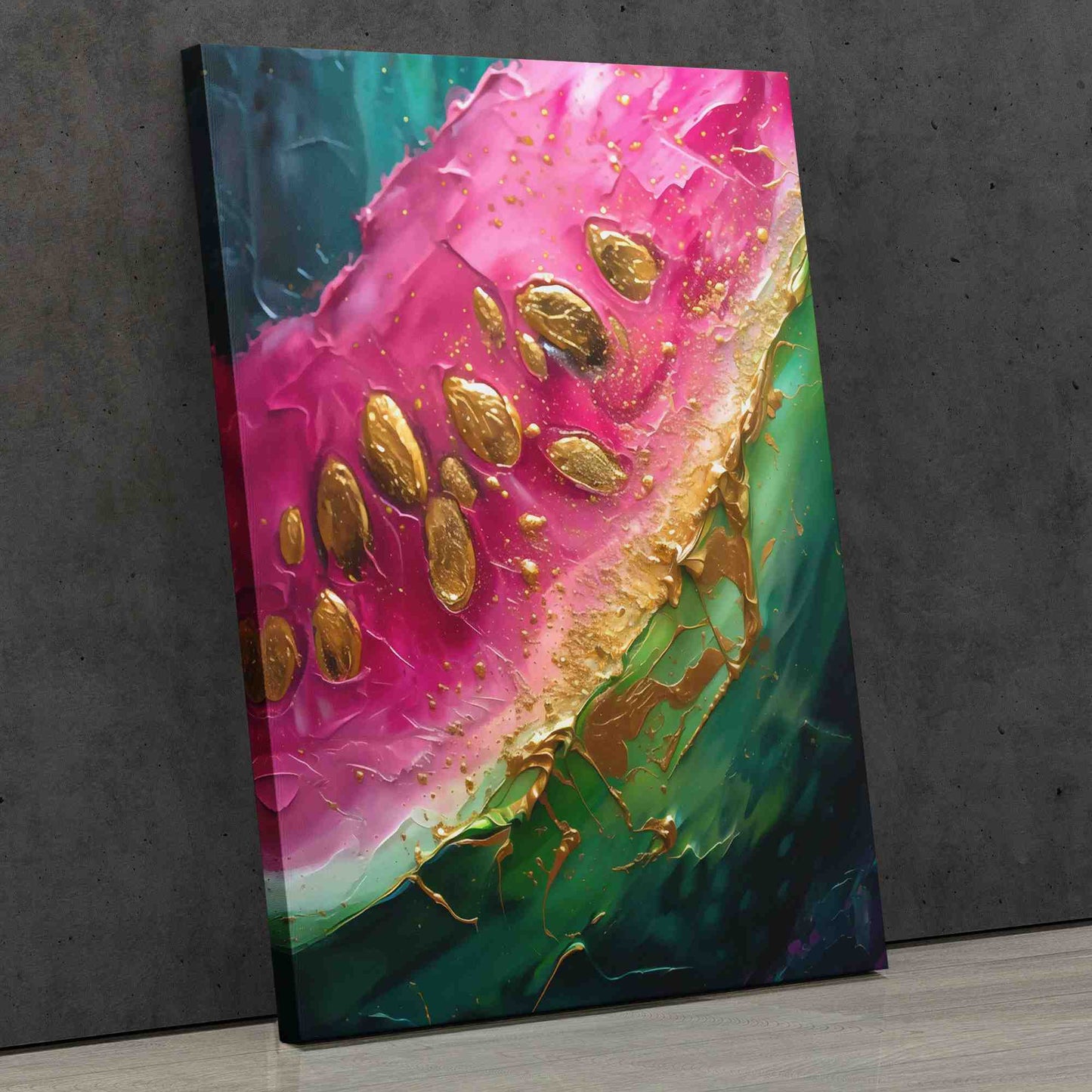 Juicy Watermelon - Large Canvas Print