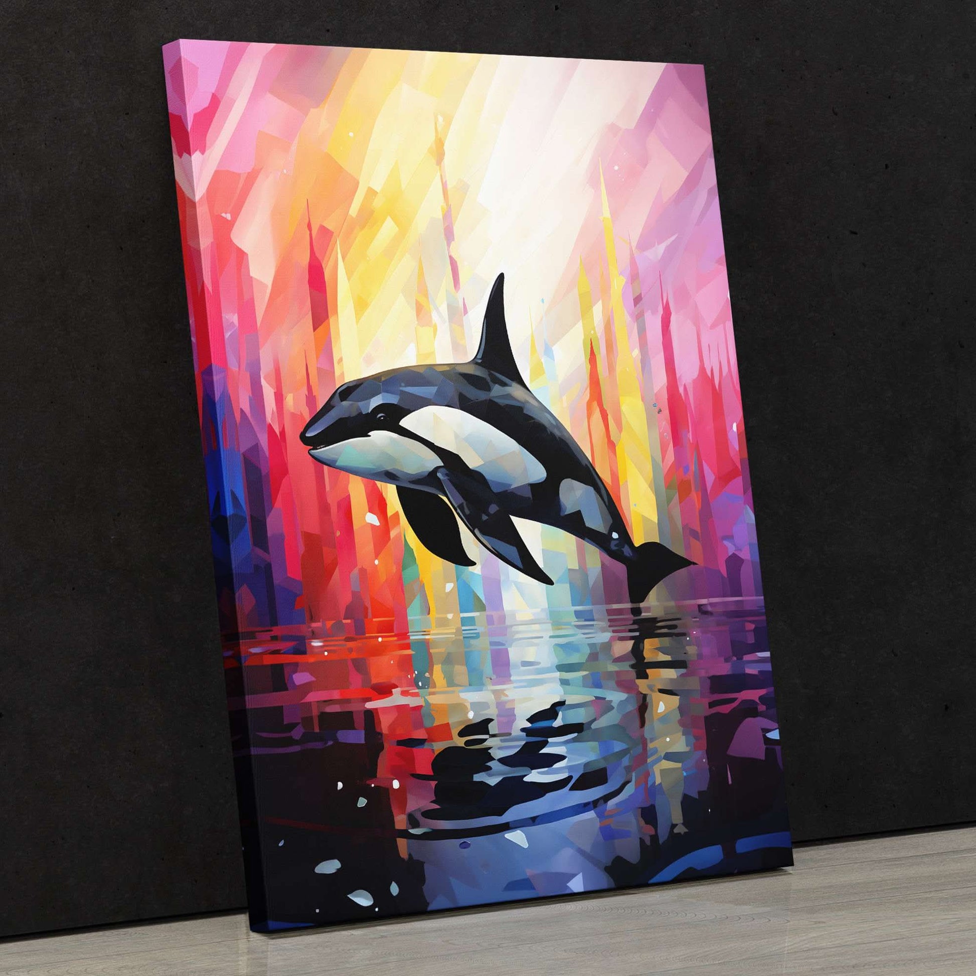 Jumping Orca - Luxury Wall Art