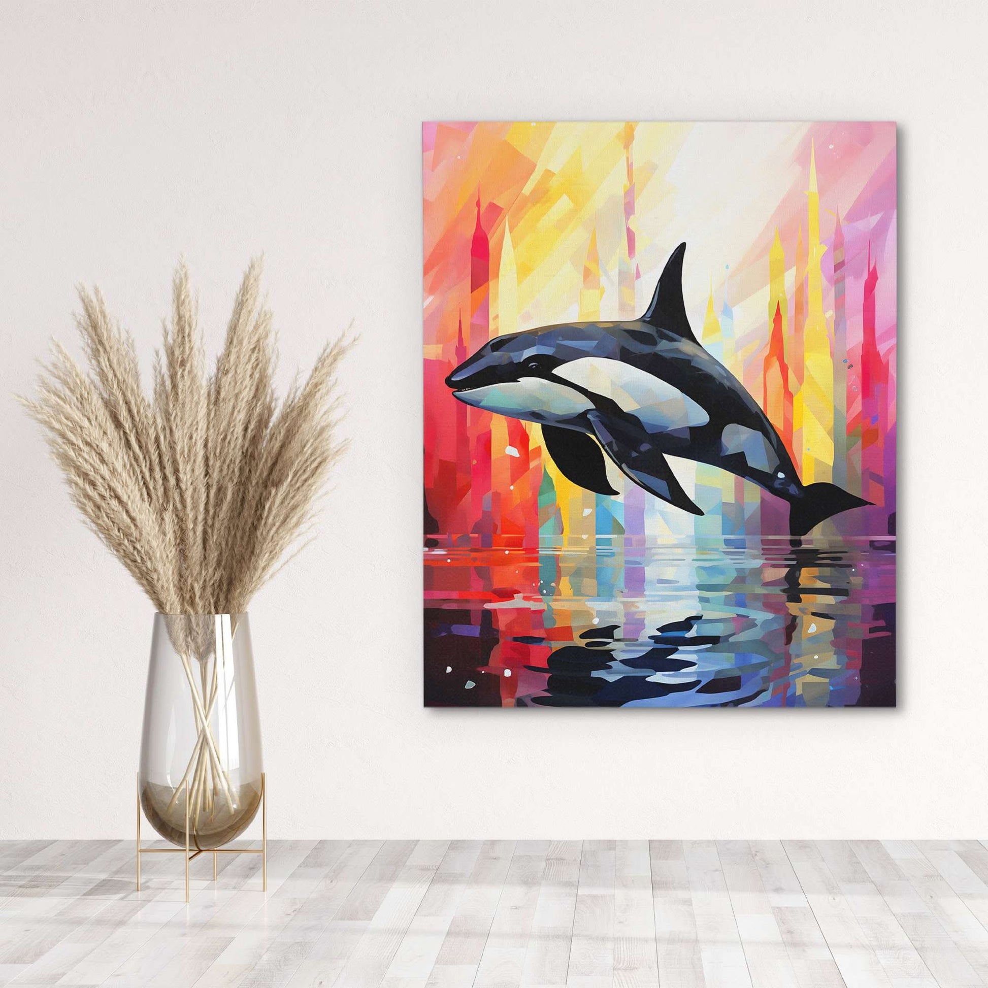 Jumping Orca - Luxury Wall Art