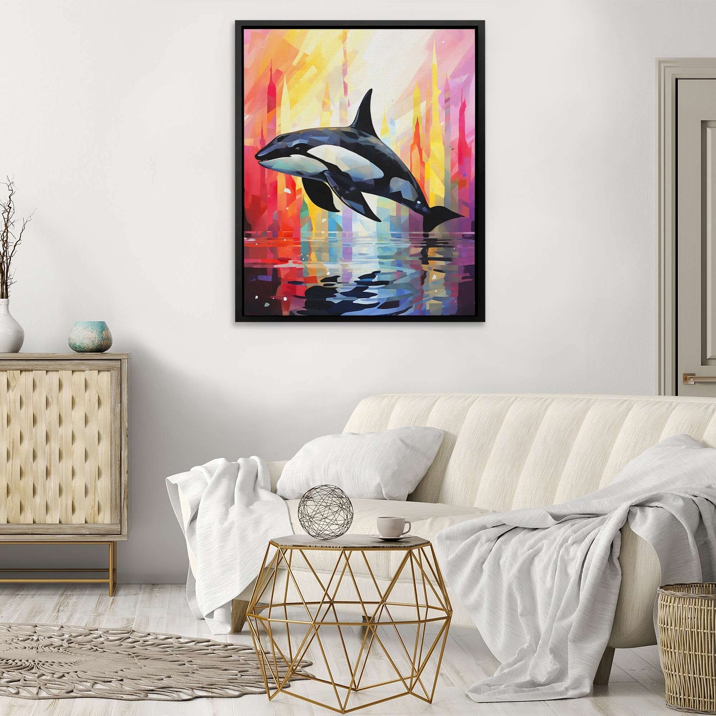 Jumping Orca - Luxury Wall Art