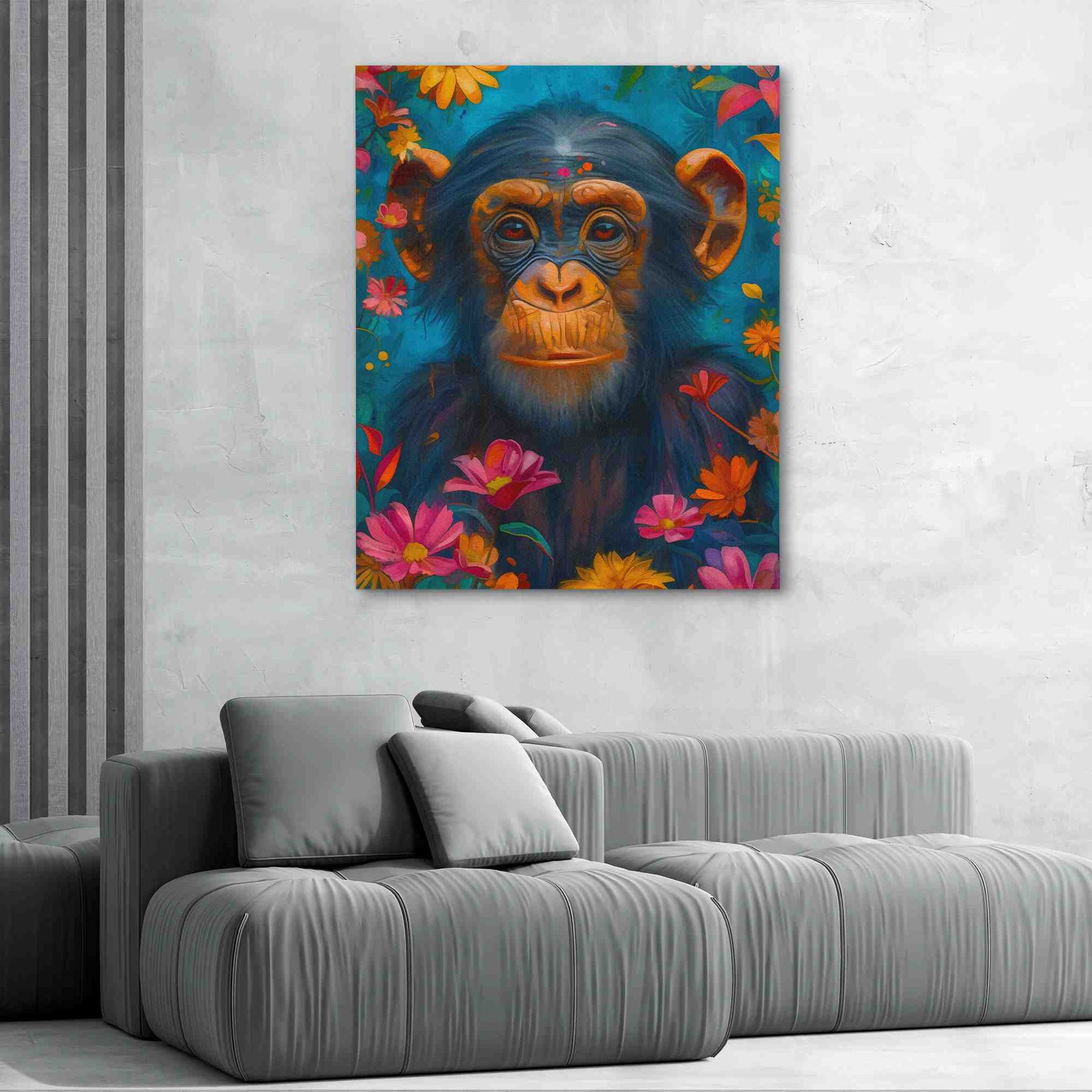 Jungle Chimp - Animals Art