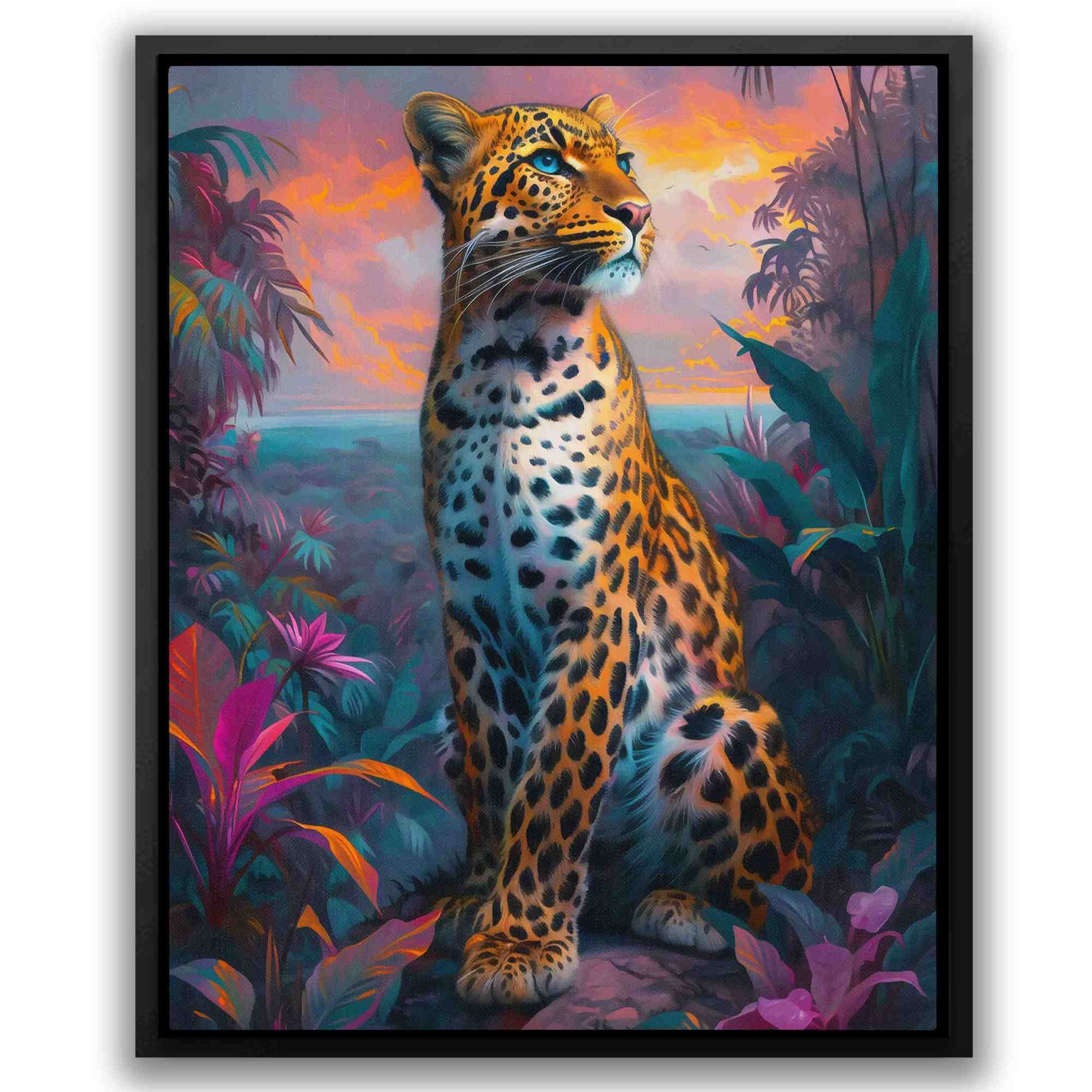 Jungle Jaguar - Animals Canvas Wall Art