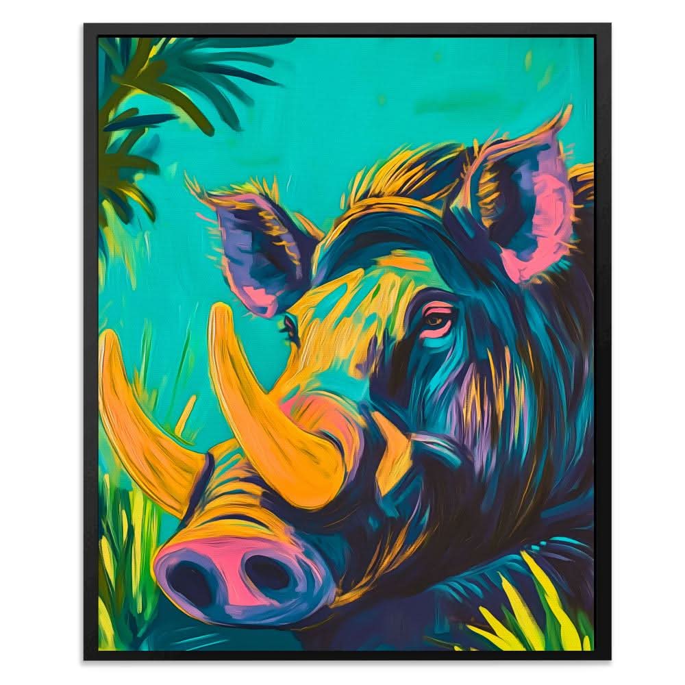 Jungle Rogue - Modern Colorful Canvas Wall Art