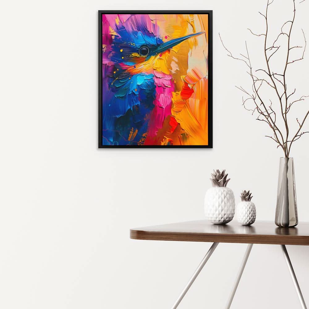 Kaleidoscope of Colors - Bird Art for Bedroom