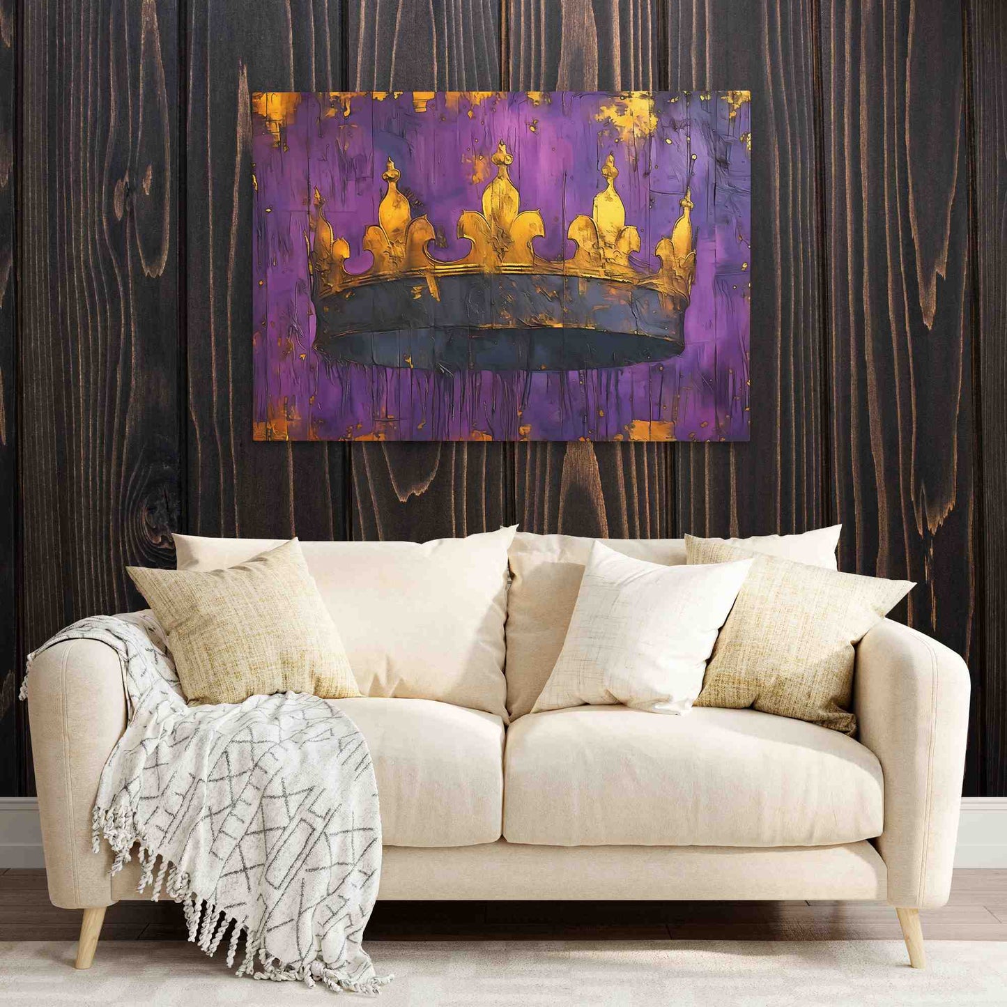 Keeper's Lore - King Wall Art in Black Frame