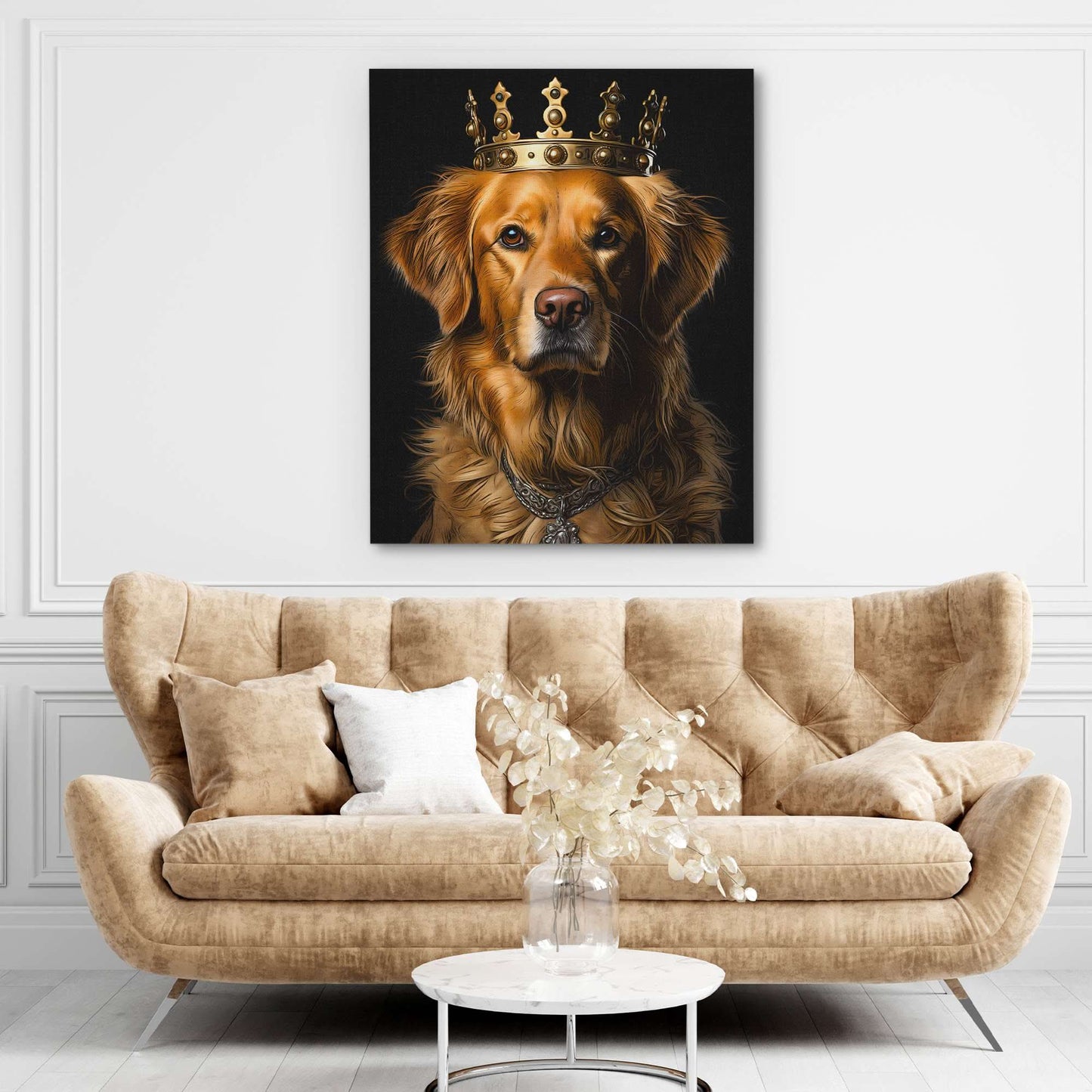 King Golden - Luxury Wall Art