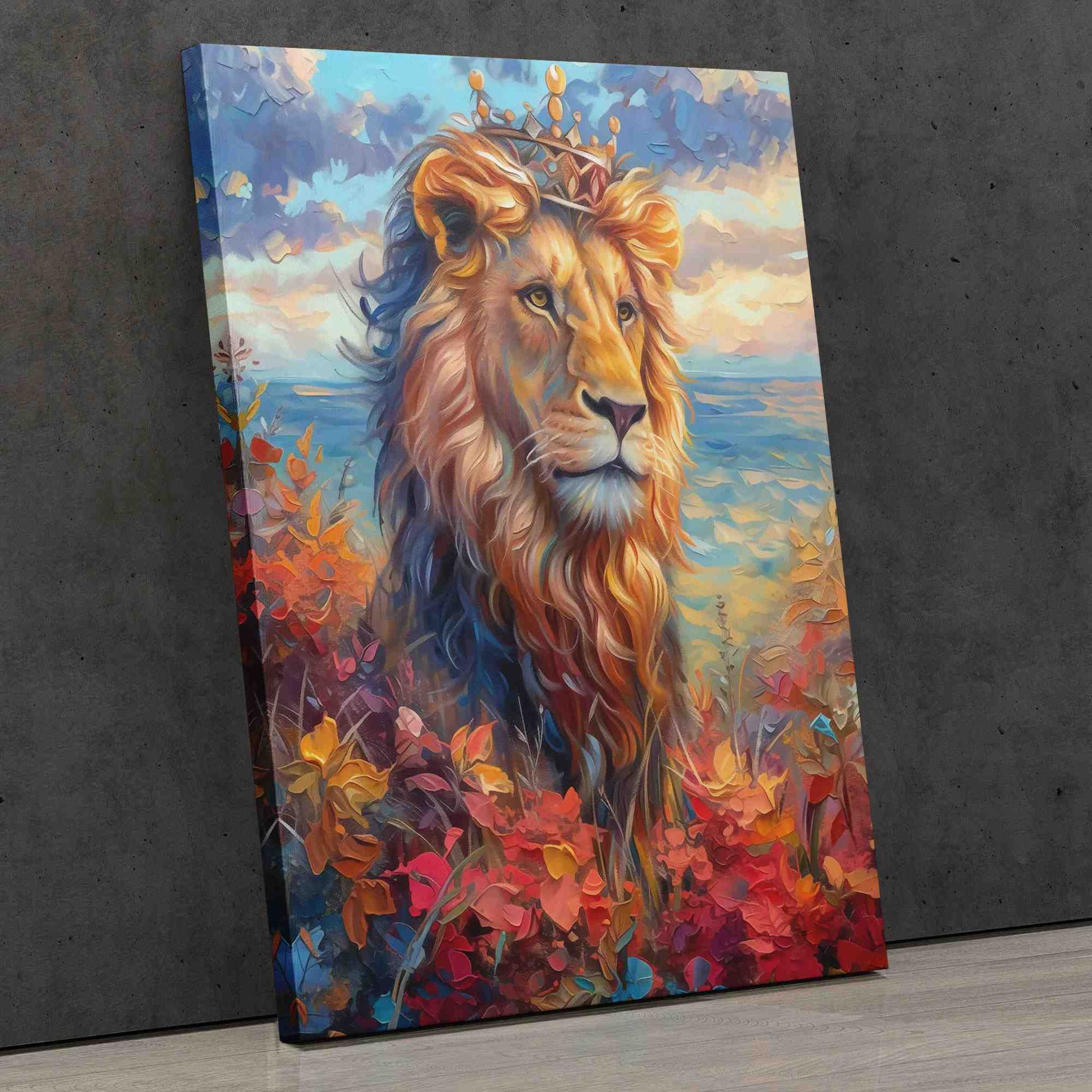 King of the Lions - Canvas Wall Art