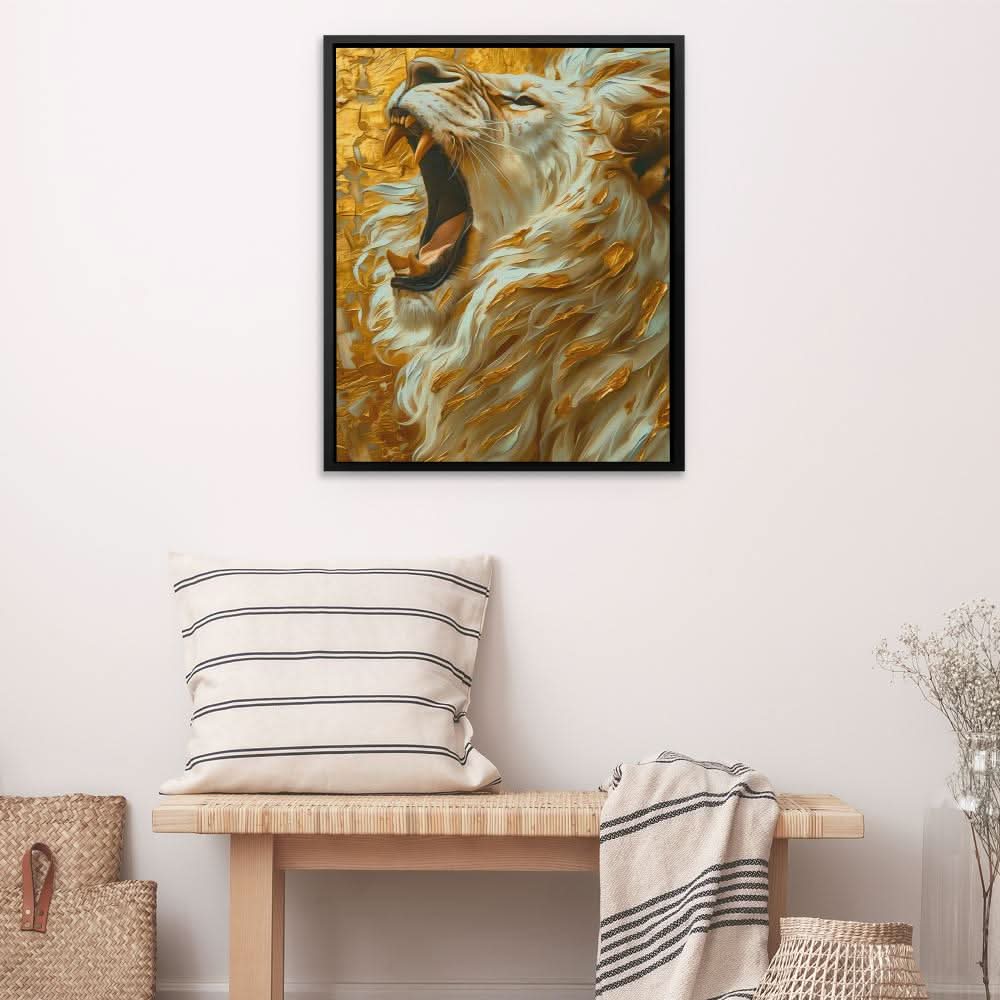 King of the Sahara - Earth Tones Wall Art for Hallway