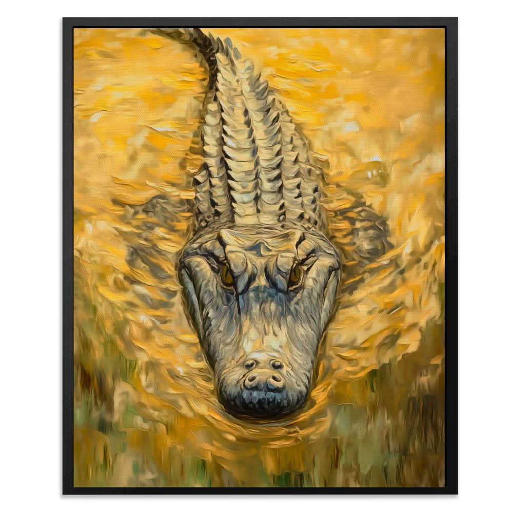 King of the Swamp - Alligator Art for Office