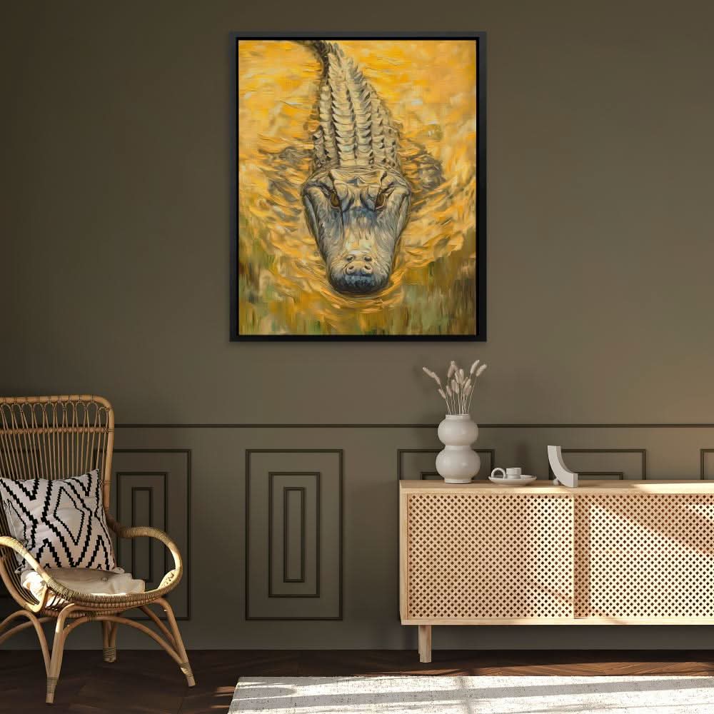 King of the Swamp - Large Canvas Print