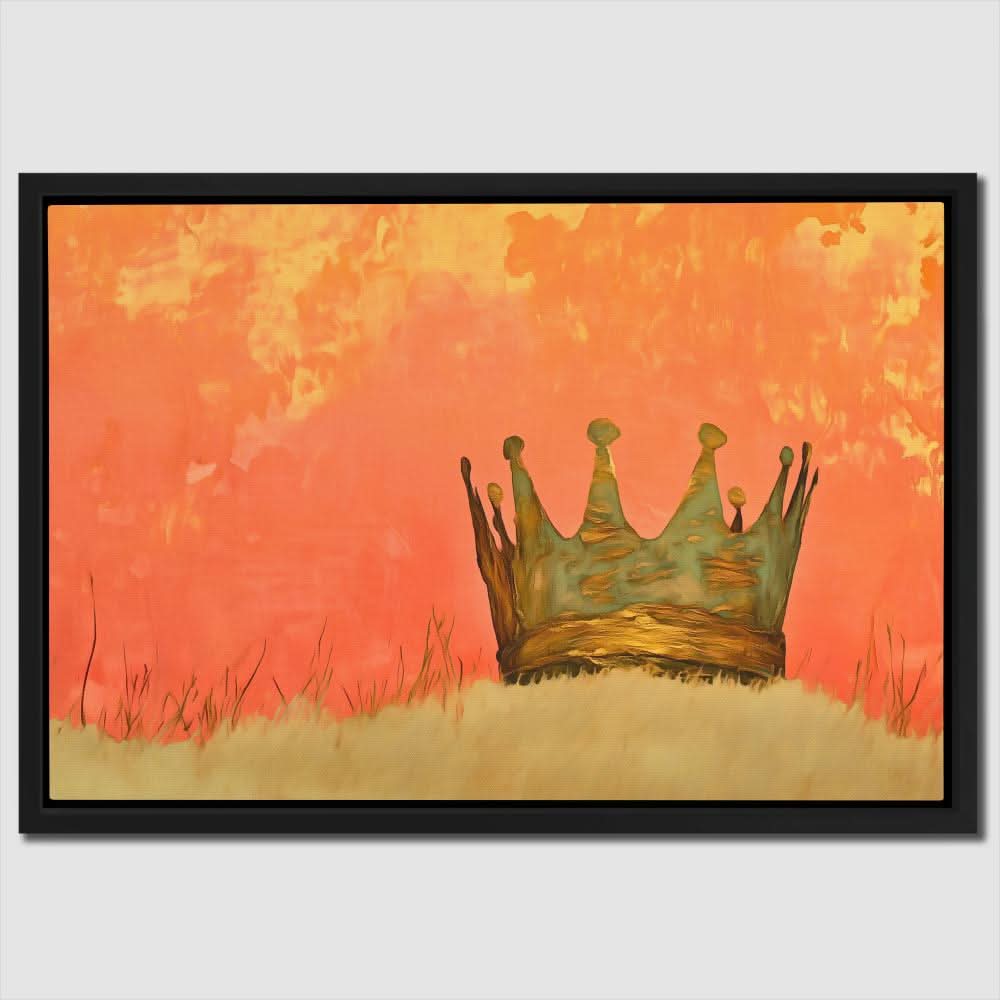 King Without a Kingdom - Crown Art for Office