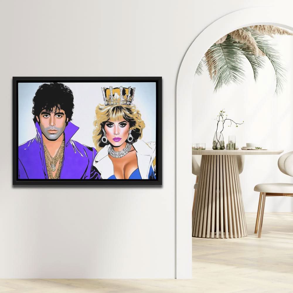 Kingpin & Queen - Purple Wall Art
