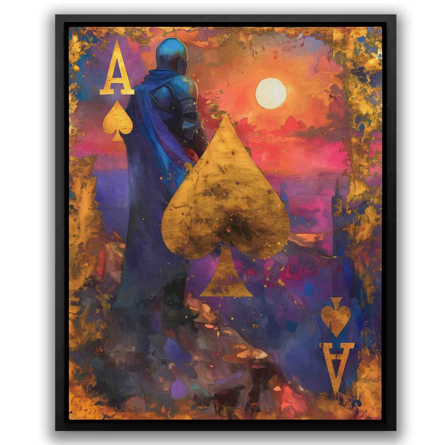 Knighted Ace - Ace Art for Game Room
