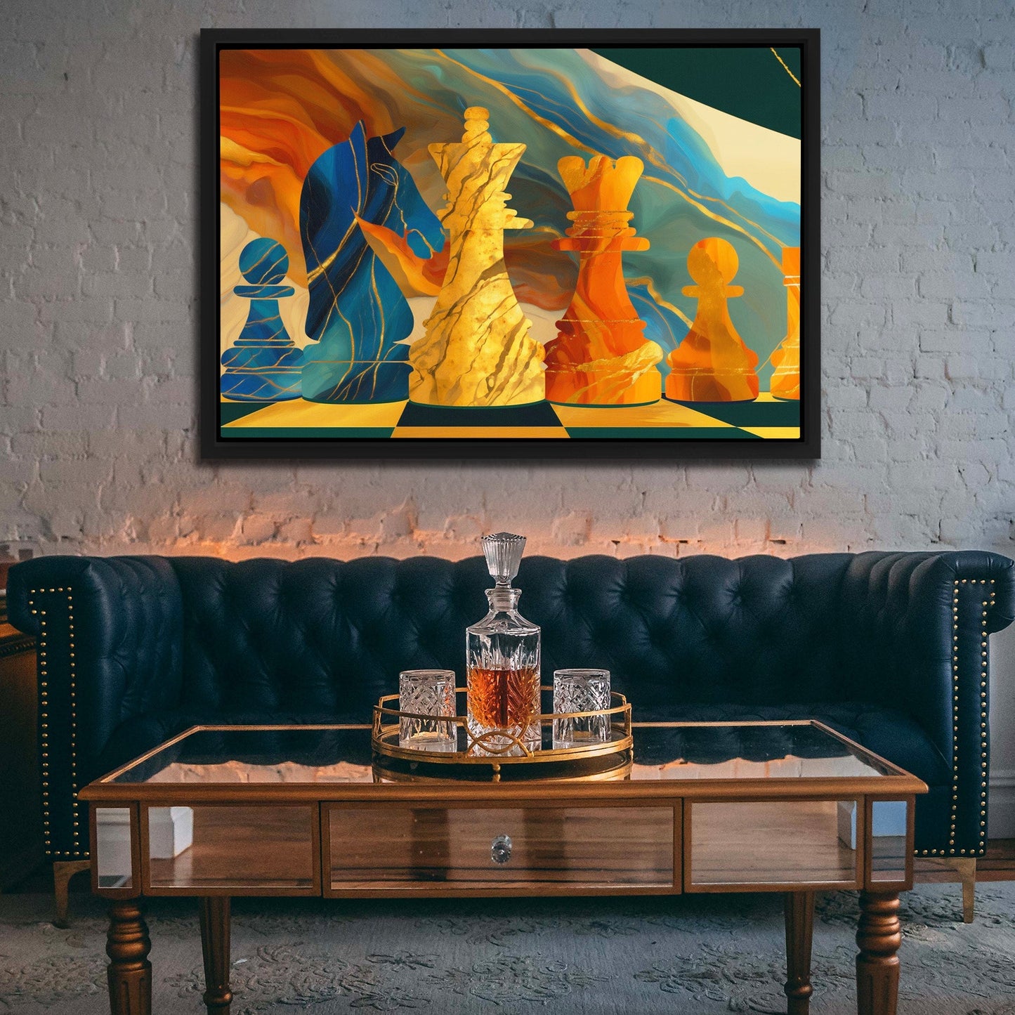 Knights Strategic Dawn - Luxury Wall Art