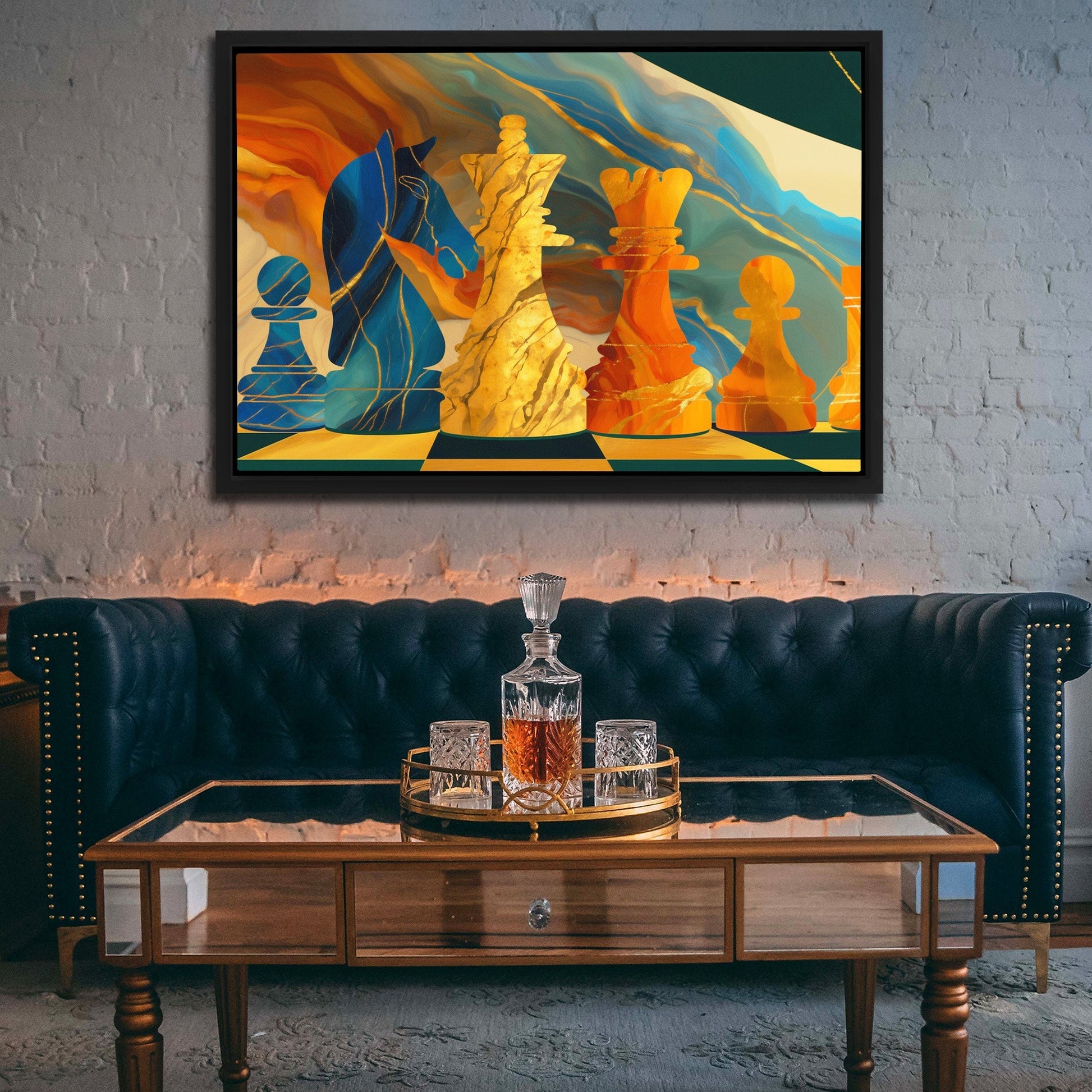 Knights Strategic Dawn - Luxury Wall Art