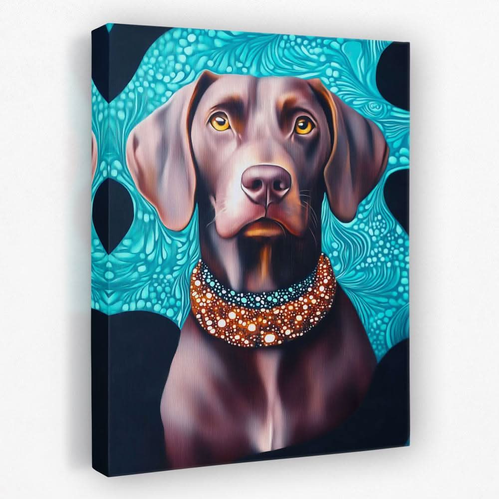 Labrador Royal Charm - Animals Canvas Wall Art