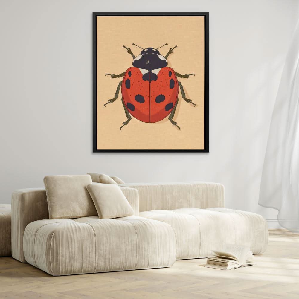 Ladybug - Red Insect Canvas Print