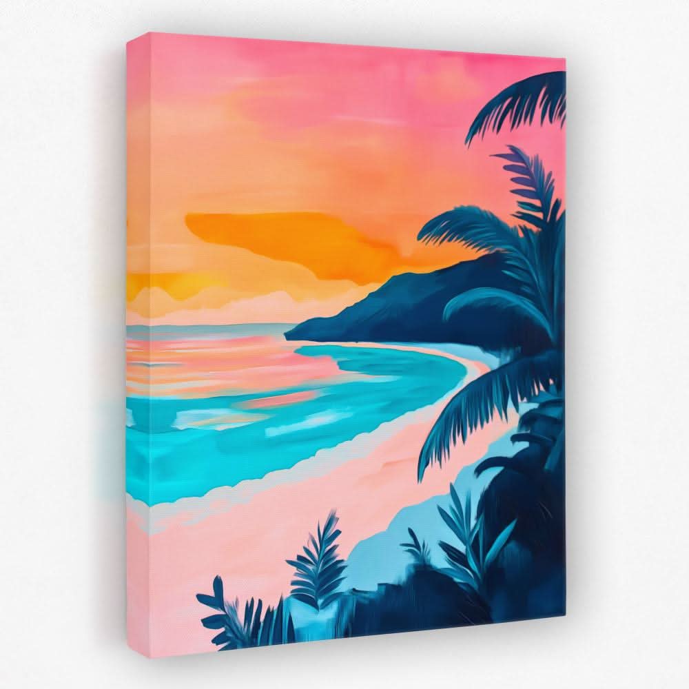 Lagoon Dreams - Beach Canvas Wall Art