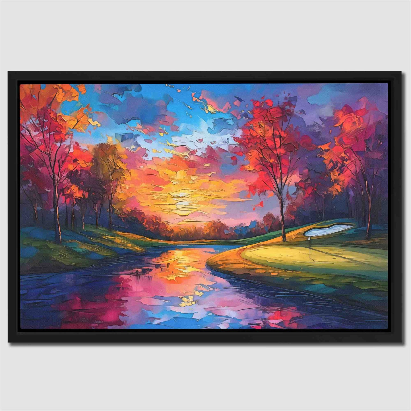 Lakeside Golf Course - Golf Art
