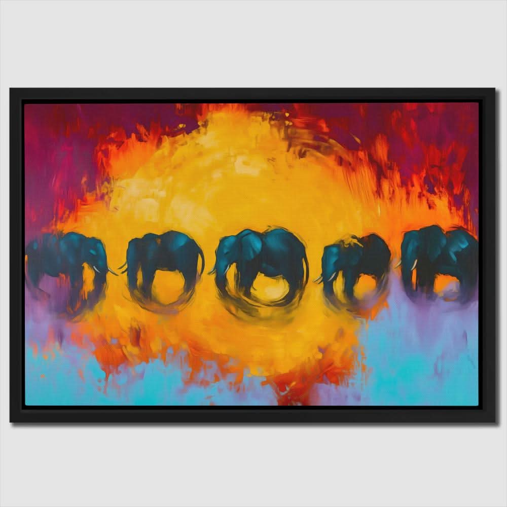 Last Migration - Modern Colorful Canvas Wall Art