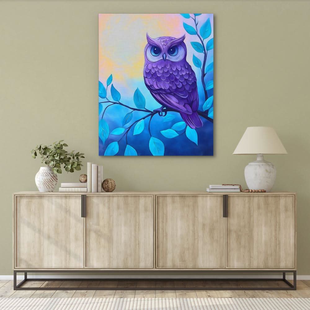 Lavender Watcher - Animals Art