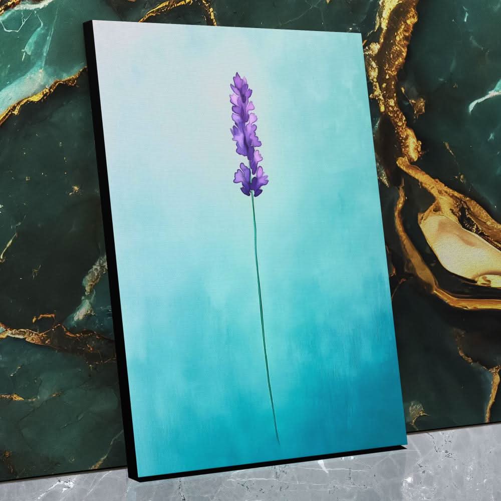 Lavender Whisper - Blue Wall Art for Bedroom