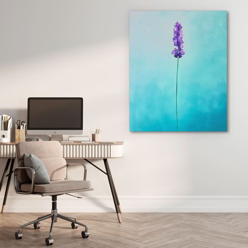 Lavender Whisper - Large Minimalist Canvas Print