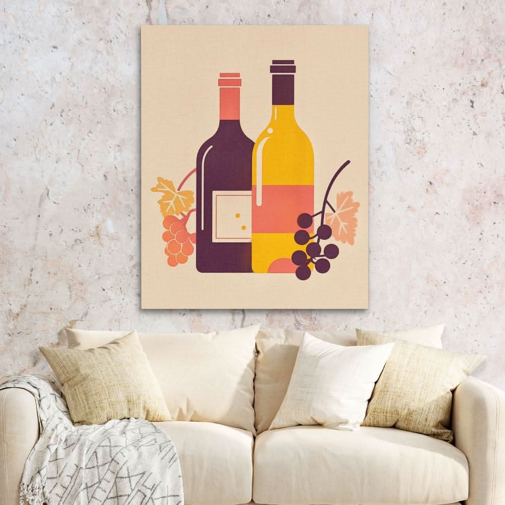 Lavish Elixir - Beige Wall Art for Dining Room