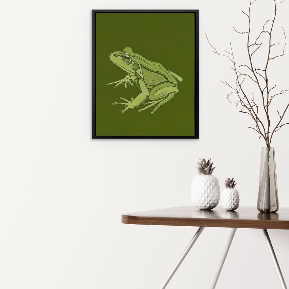 Leafy Lounger - Animals Art for Bedroom