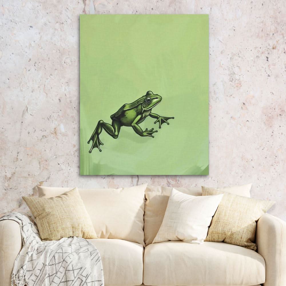 Leap of Faith - Earth Tones Wall Art for Hallway