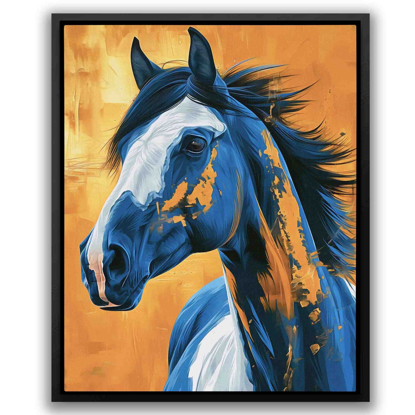Legendary Equine - Wall Art in Black Frame