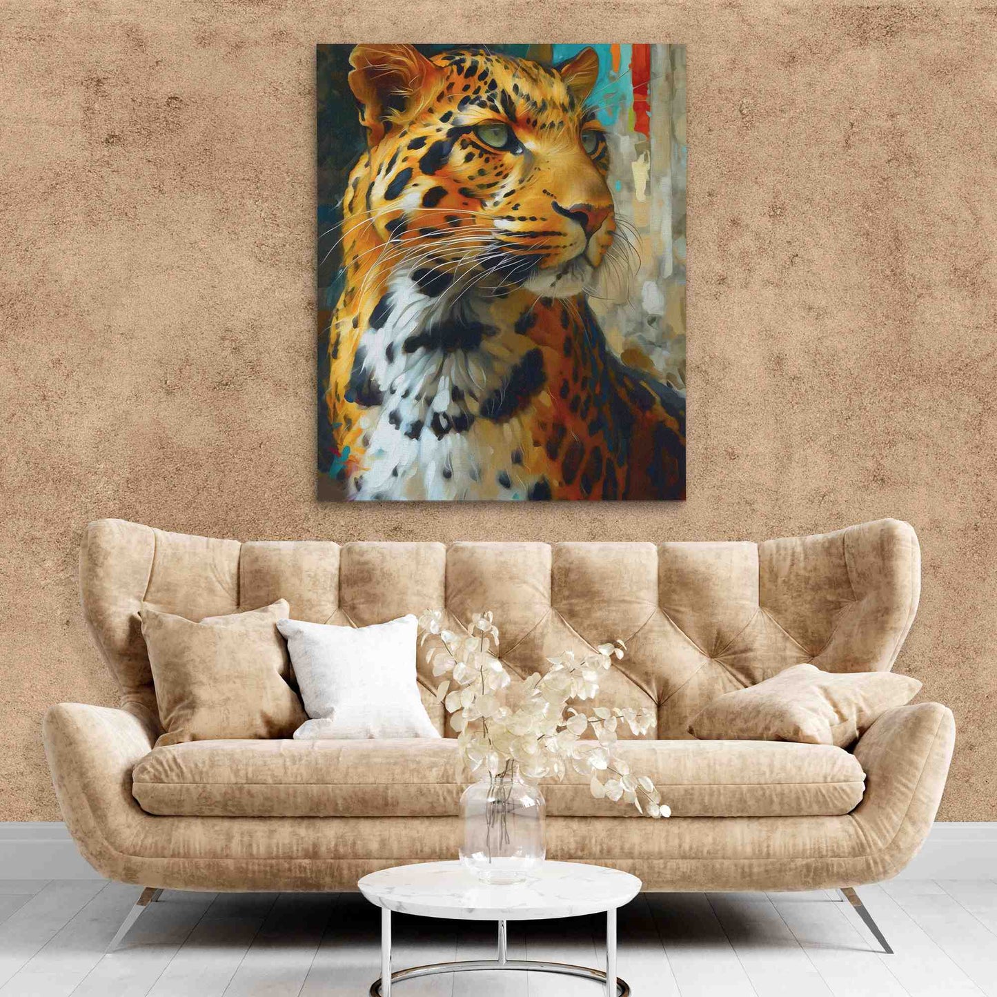 Leopard in Light - Animals Art