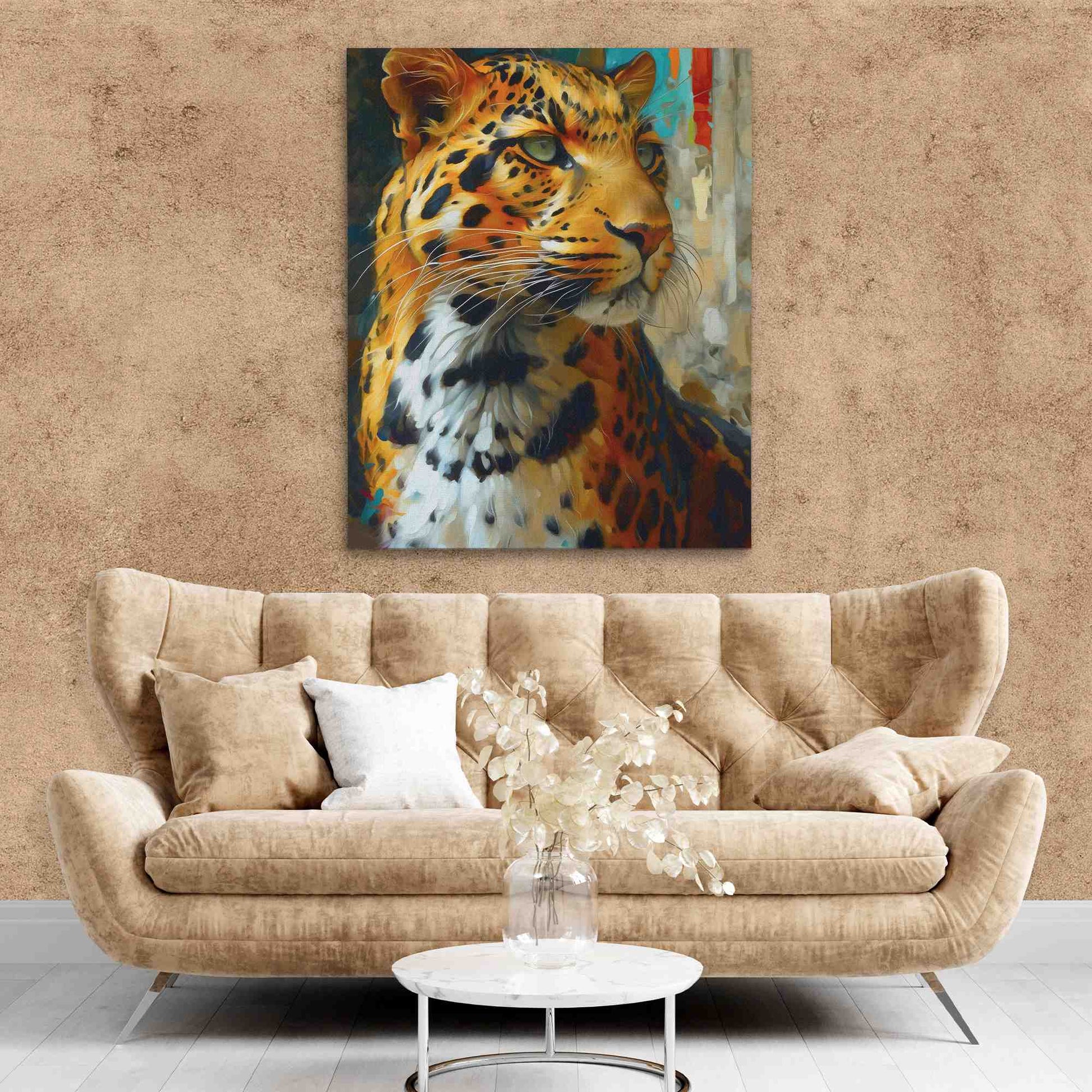 Leopard in Light - Animals Art