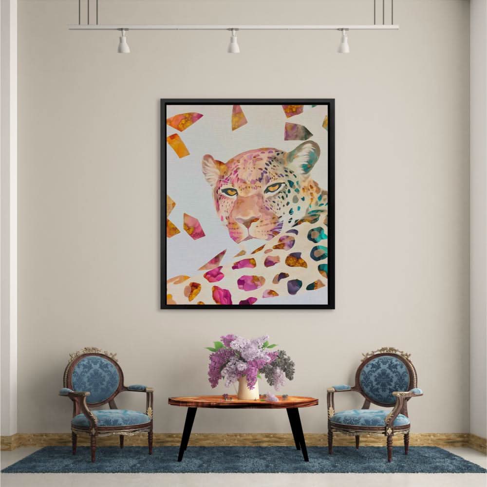 Leopard Minerals - Oversized Animals Canvas Wall Art