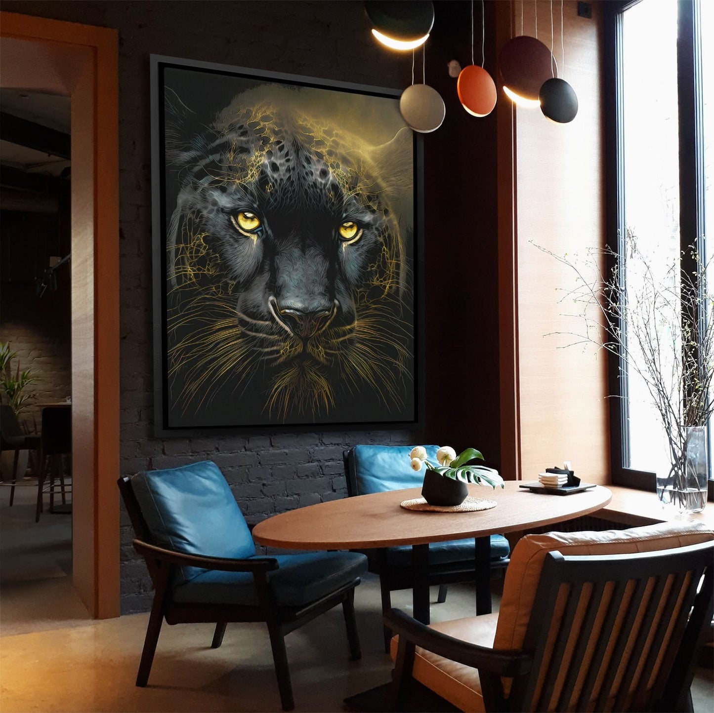 Leopard's Gaze - Luxury Wall Art