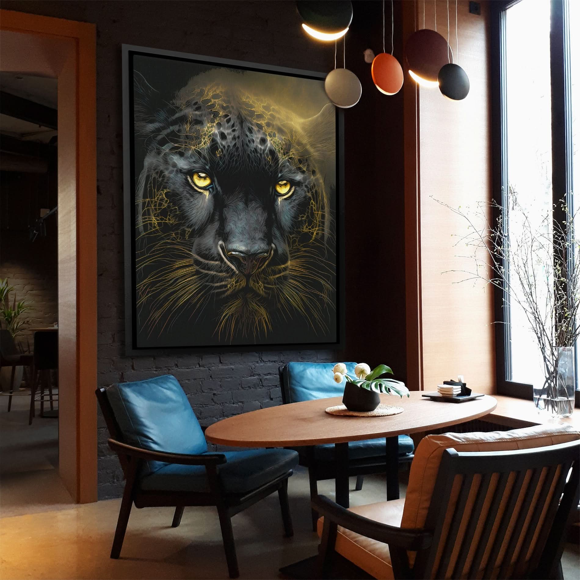 Leopard's Gaze - Luxury Wall Art