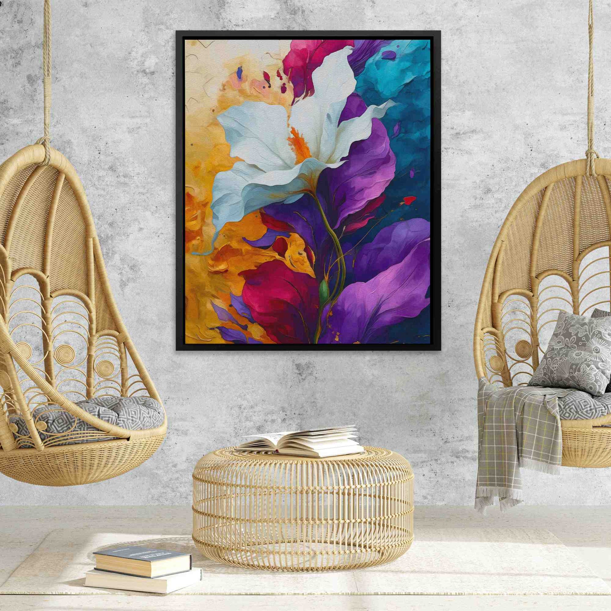 Lily Petals - Large Canvas Print