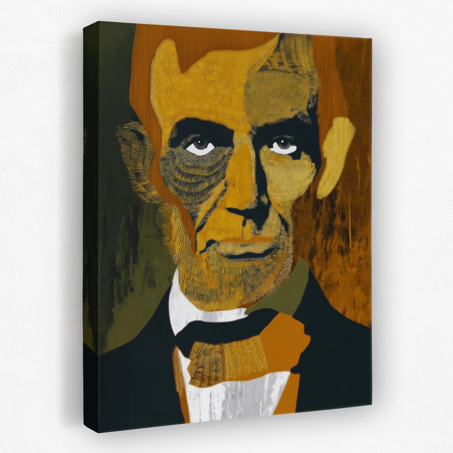 Lincoln in Gold - Luxury Wall Art