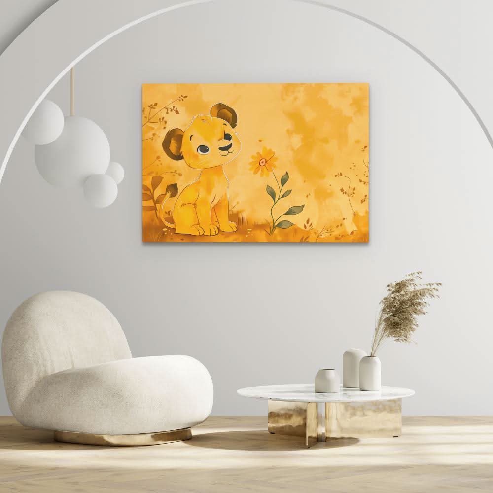 Lioness Cub - Animals Art for Kids Room